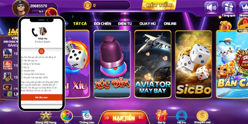 Liên hệ 68 Game Bài qua Hotline để được giải đáp nhanh chóng